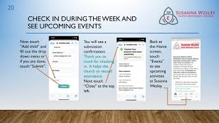2021 Church Center App and Directory How To Video for Susanna Wesley UMC [upl. by Amiaj]