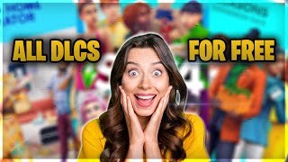 Sims 4 DLC Packs Free  How to Get ALL Sims 4 Expansion Packs for FREE in 2024 FAST amp EASY [upl. by Gorlin728]