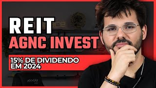 Análise completa do REIT AGNC Investment Corp  Pagando 15 de dividendos em vale a pena investir [upl. by Scheld]