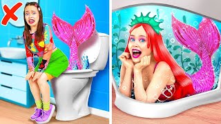 Amazing DIY rainbow toilet 🌈 123go [upl. by Yral]