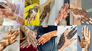 easy and beautiful mehndi designs  trending mehndi design 2024 simple [upl. by Najib]