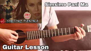 Simsime pani ma  Guitar Lesson  Easiest Nepali Song to Play [upl. by Hull184]