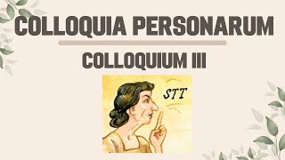 Lingua Latina Per Se Illustrata  Colloquia Personarum  Colloquium III [upl. by Bomke]