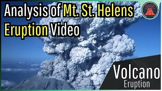 Mount St Helenss Eruption Video Footage Analyzed [upl. by Ennagroeg]