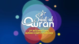 LIVE II SAUT UL QURAN  2ND INTERNATIONAL QURAN COMPETITION  LIVE FROM OUR EAST LONDON STUDIO [upl. by Rossuck905]