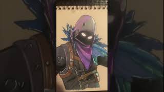 Drawing Raven FORTNITE [upl. by Lalitta]