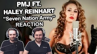 Singers ReactionReview to quotPostmodern Jukebox ft Haley Reinhart  Seven Nation Armyquot [upl. by Nosae239]