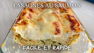 Lasagnes saumon courgettes  un plat équilibré et savoureux [upl. by Aira715]