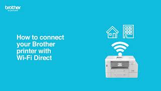 How to connect your Brother printer with WiFi direct  Brother Australia [upl. by Nerol904]