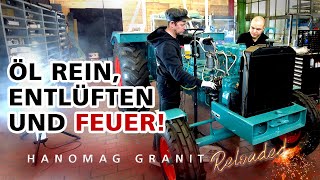 TraktorMotor zusammengebaut  springt er an  Hanomag Granit Reloaded [upl. by Llekcor133]