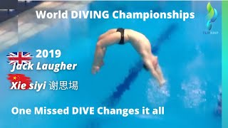 2019 Mens 3 Meter World  Jack Laugher One Miss Changes Everything  World Championships [upl. by Gairc]