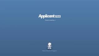 Welcome to ApplicantPro [upl. by Naga]