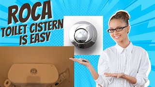 How To Remove A Roca Flush button And Cistern For A Roca Toilet UK PLUMBER [upl. by Hartzel833]