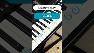 Faded  Alan Walker faded piano tutorial pianotutorial pianolessons easy alanwalker [upl. by Ano]