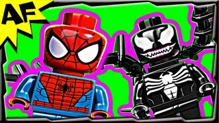 SpiderMan SPIDERCYCLE CHASE 76004  Lego Marvel Super Heroes Animated Building Review [upl. by Ytsirhc]