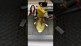 LEAF ENGRAVING MACHINE leaves carving laser leaf fineart leafprinting engravingmachine [upl. by Tomaso415]