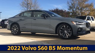 2022 Volvo S60 B5 Momentum Tour And Test Drive [upl. by Moreville]