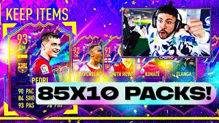 THE 85 x 10 FUTURE STARS SWAP PACKS FIFA 22 [upl. by Demmahum658]