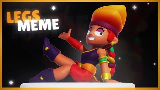 SFM BS Legs meme  Brawl Star animation Amber [upl. by Ettennek]