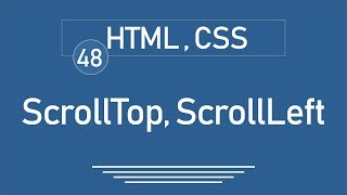 48   jQuery Tutorial  jQuery HTML  CSS  scrollTop scrollLeft [upl. by Iris510]