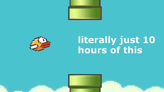 playing flappy bird for 10 hours straight to get world record [upl. by Ojoj]