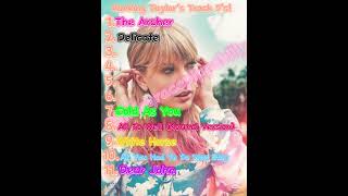 Ranking Taylor Swift‘s Track 5‘s ranking track five [upl. by Roda]