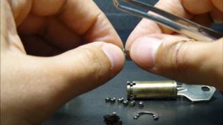 How to Disassemble Cylinder lock Yale 6 pins [upl. by Eivlys]