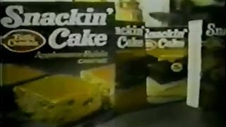 Betty Crocker Snackin Cake Commercial 1974 [upl. by Fisoi981]