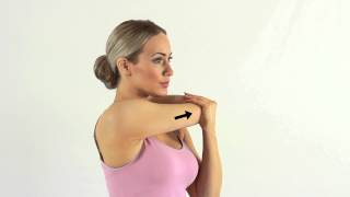 How to stretch the mid deltoid muscle [upl. by Kiker]