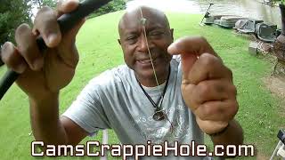 FINDING amp CATCHING CRAPPIE WITH AA BATTERIES [upl. by Acinor]