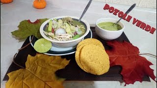 Pozole verde de pollo  más que delicioso [upl. by Landes]