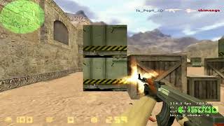 Lossless Scaling CounterStrike 16  1245 fps in game 240Hz and 240fps emulate BetaTesting [upl. by Arorua929]