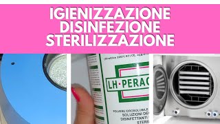 Igienizzazione  disinfezione e sterilizzazione STRUMENTI per le UNGHIE [upl. by Merry291]