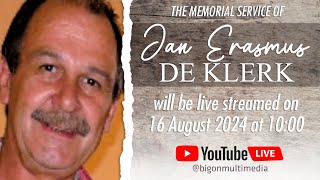 The Memorial Service of Jan Erasmus De Klerk [upl. by Acissehc]