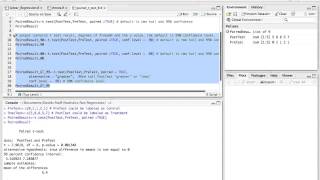 Calculating t statistics related means R [upl. by Arhaz]