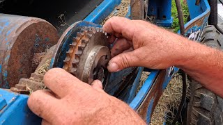 Repairing the Tanco bale wrapper  July 2024 [upl. by Lefton]