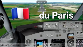 Landing with a B737 at Paris international airport France🇨🇵 [upl. by Machute727]