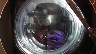 LG AiDD Steam Washer Rinse and spin cycle with half load and 1200 spin Requested Downloaded [upl. by Leryt]