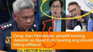 Col H Grejaldo exposed quad committee Rep Dan Fernandez and Abante coached him under oath [upl. by Treiber]