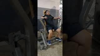 Chest Press works your pectorals deltoids and triceps youtubecollab workout motivation [upl. by Genevieve]