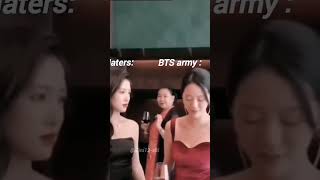 haters vs BTS army kpop [upl. by Atirrehs]