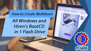 How to Create Multiboot All Windows and Hirens BootCD in 1 Flash Drive [upl. by Wittie]