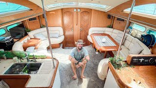 Dream Sailboat Saloon REFIT For under 1k Jeanneau 54DS [upl. by Hines]