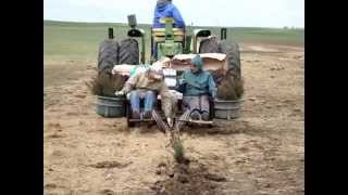 Mechanical notill Tree Planter Trees Are Us [upl. by Bergquist]