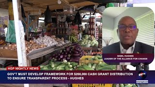 GOVT MUST DEVELOP FRAMEWORK FOR 200K CASH GRANT DISTRIBUTION TO ENSURE TRANSPARENT PROCESS [upl. by Elreath]