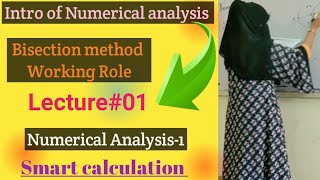 Intro of Numerical analysis Solution of Algebraic and transcendental equations Bisection method [upl. by Crosse]