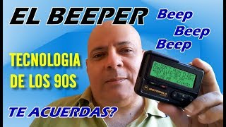 ✅ COMO ERA EL BEEPER DE LOS 90S MOTOROLA ADVISOR PAGER TECNOLOGIA RETRO [upl. by Mariellen]