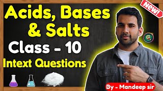 Acid Base and Salts class 10 NCERT solutions  Intext Questions  Class 10 Science [upl. by Sally321]