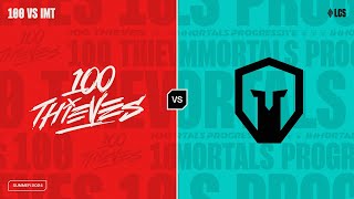 100 v IMT  Week 6 Day 1  LCS Summer Split  100 Thieves v Immortals Progressive  Game 2 2024 [upl. by Tiemroth514]