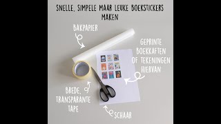 Kinderboekenweek 2024 Lekker eigenwijs zelf boekstickers maken SD 480p [upl. by Dohsar459]